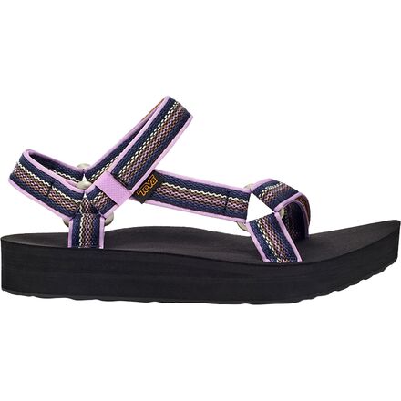 (取寄) テバ レディース ミッドフォーム ユニバーサル ウーブン サンダル - ウィメンズ Teva women Midform Universal Woven Sandal - Women's Lupine/Black