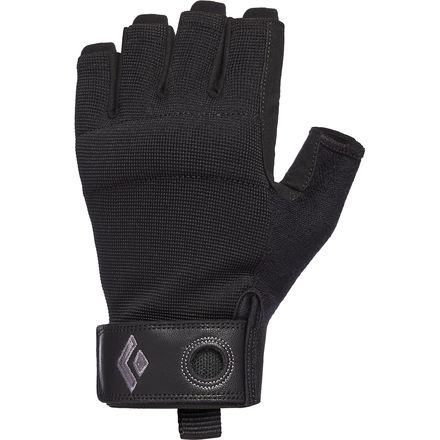 樂天商城 - (取寄) ブラックダイヤモンド クラッグ ハーフ-フィンガー グローブ Black Diamond Crag Half-Finger Glove Black