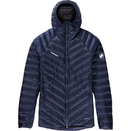 (取寄) マムート メンズ ブロード ピーク イン フーデット ジャケット - メンズ Mammut men Broad Peak IN Hooded Jacket - Men's Marine/Black