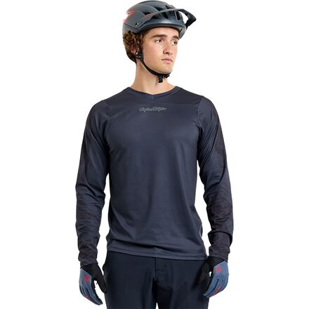 (取寄) トロイリーデザインズ メンズ スカイライン チル ジャージ - メンズ Troy Lee Designs men Skyline Chill Jersey - Men's Rockslide Obsidian