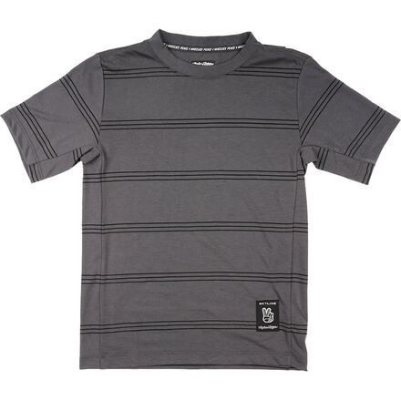 Kids Wear - (取寄) トロイリーデザインズ キッズ スカイライン ライド ショート スリーブ T-シャツ - キッズ Troy Lee Designs kids Skyline Ride Short Sleeve T-Shirt - Kids' Washed Out Smoke