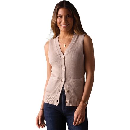 Rakuten - (取寄) ノーマルブランド レディース アダ ニット ボタン タンク - ウィメンズ The Normal Brand women Ada Knit Button Tank - Women's Birch