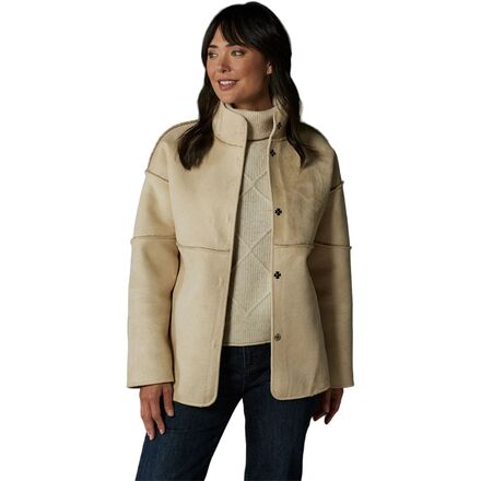 (取寄) ノーマルブランド レディース ハイランド スナップ フリース コート - ウィメンズ The Normal Brand women Highland Snap Fleece Coat - Women's Oat