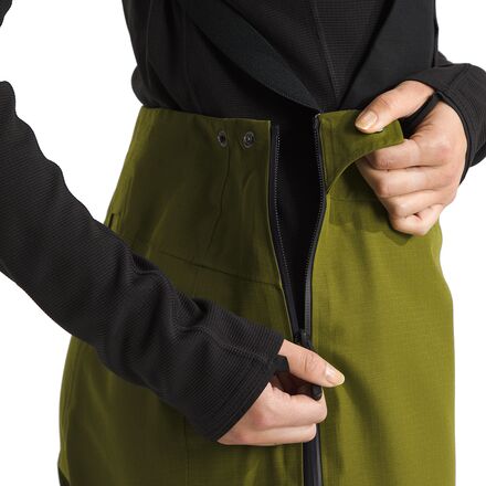 (���) �Ρ����ե����� ��ǥ����� ���ץ��� �ӥ� �ѥ�� - ������� The North Face women Ceptor Bib Pant - Women's Forest Olive/TNF Black