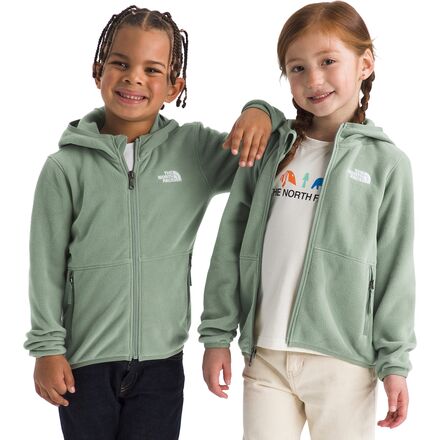 Trainer - (取寄) ノースフェイス トドラー グレイシャー フル-ジップ ブーディ - トッドラー The North Face toddler Glacier Full-Zip Hoodie - Toddlers' Slate Moss