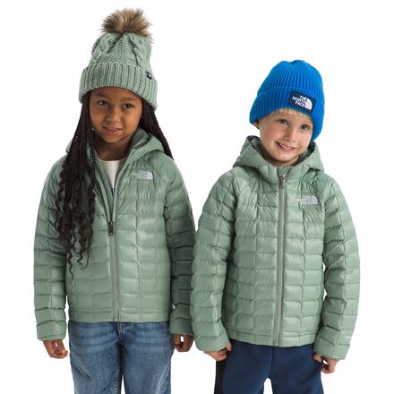 Rakuten - (取寄) ノースフェイス トドラー サーモボール フーデット ジャケット - トッドラー The North Face toddler ThermoBall Hooded Jacket - Toddlers' Slate Moss