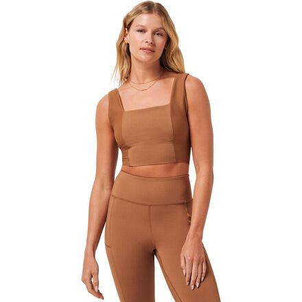 (取寄) トラヴィスマシュー レディース ムーブニット スポーツ トップ - ウィメンズ TravisMathew women Moveknit Sport Top - Women's Heather Chestnut