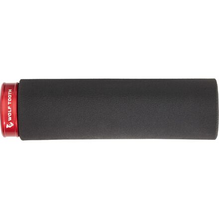 握把 - (取寄) ウルフトゥースコンポーネンツ ロック-オン ファット ポウ グリップ Wolf Tooth Components Lock-On Fat Paw Grip Black Grip w/ Red Collar