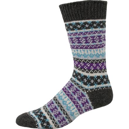 (取寄) ウィグワム フェアアイル ソック Wigwam Fairisle Sock Charcoal