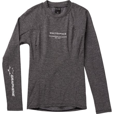 Outdoor Wear - (取寄) ホワイトスペース レディース グラフェン モック ネック ベースレイヤー— トップ - ウィメンズ WHITESPACE women Graphene Mock Neck Baselayer Top - Women's Black