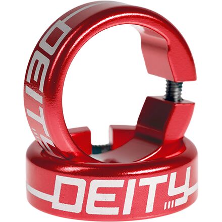 (取寄) デイティコンポーネンツ グリップ クランプス Deity Components Grip Clamps Red