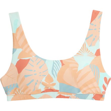 (取寄) フリーフライ レディース スクープ ビキニ トップ - ウィメンズ Free Fly women Wavebound Scoop Bikini Top - Women's Calypso Print Light Coral