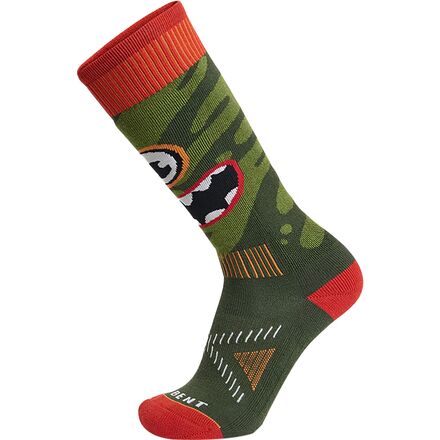 Other - (取寄) キッズ モンスター パーティー ライト クッション スノー ソック - キッズ Le Bent kids Monster Party Light Cushion Snow Sock - Kids' Kombu Green