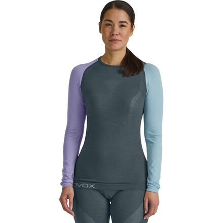 Outdoor Wear - (取寄) オルトボックス レディース 120 コンプ ライト ロング-スローブ トップ - ウィメンズ Ortovox women 120 Comp Light Long-Sleeve Top - Women's Dark Arctic Grey