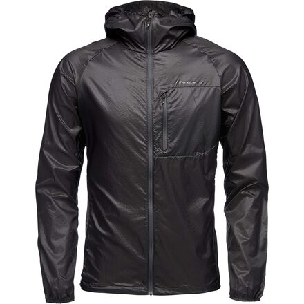 (取寄) ブラックダイヤモンド メンズ ディスタンス ウィンド シェル ジャケット - メンズ Black Diamond men Distance Wind Shell Jacket - Men's Black