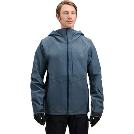 (取寄) ブラックダイヤモンド メンズ リーコン ストレッチ スキー シェル - メンズ Black Diamond men Recon Stretch Ski Shell - Men's Midnight Blue