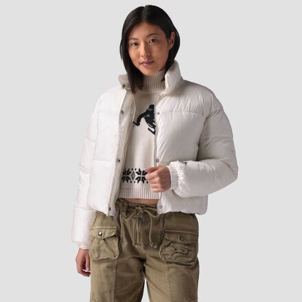 (取寄) ベイスンアンドレンジ レディース ブランディ ボクシー パファー ジャケット - ウィメンズ Basin and Range women Brandy Boxy Puffer Jacket - Women 039 s Pearl