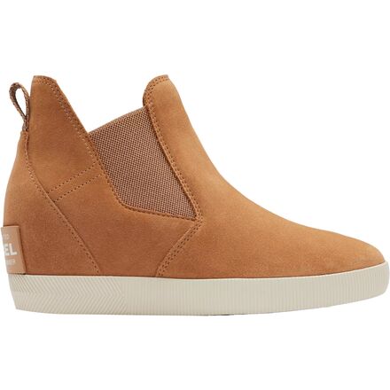 Rakuten - (取寄) ソレル レディース アウト n アバウト スリッポン ウェッジ リ ブーツ - ウィメンズ SOREL women Out N About Slip-On Wedge II Boot - Women's Tawny Buff/Chalk
