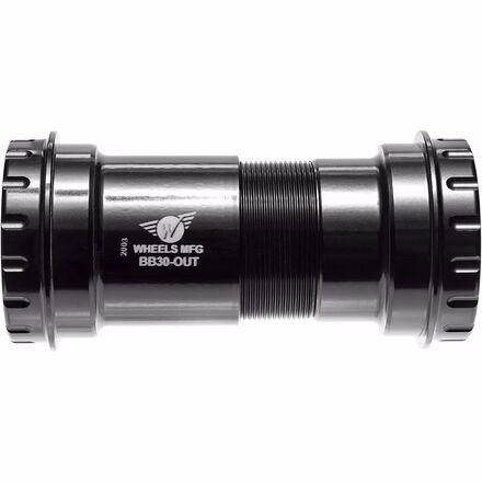 Rakuten - (取寄) ホイールMfg BB30 スレッド トゥギャザー ボトム ブラケット - ABEC-3 Wheels Mfg BB30 Thread Together Bottom Bracket - ABEC-3 Black