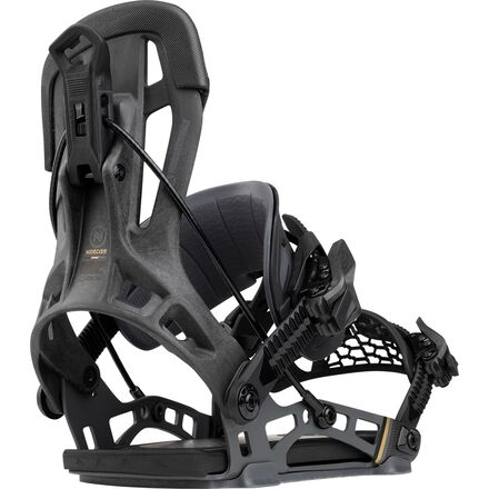 (取寄) ナイデッカー フロウ NX2-カーボン ハイブリット スノーボード バインディング - Nidecker Flow NX2-Carbon Hybrid Snowboard Binding - 2026 Black