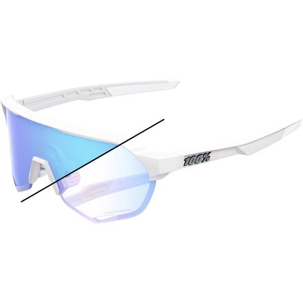Tennis - (取寄) 100% S2 サングラス 100% S2 Sunglasses Bastille LE/Pearl White Glitter/Blue Mirror Photochromic Lens