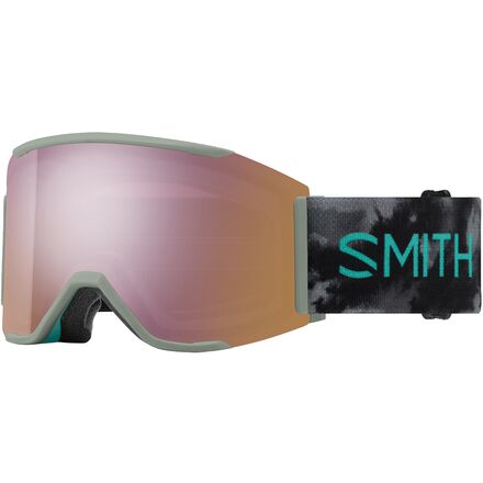 Goggles, Sun Glass - (取寄) スミス スクアッド マグ ロウ ブリッジ フィット ゴーグルズ Smith Squad MAG Low Bridge Fit Goggles Mind Expanders/ChrPop Evryday Rose Gld/Strm Rose
