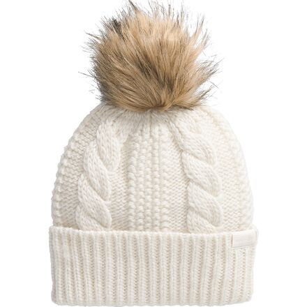 (取寄) ノースフェイス レディース オウ メガ ファー ポン ビーニー - ウィメンズ The North Face women Oh Mega Fur Pom Beanie - Women's White Dune