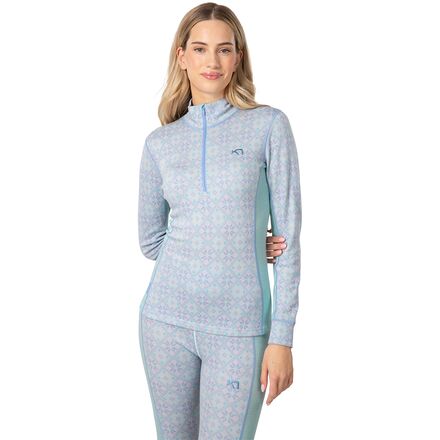 Outdoor Wear - (取寄) カリトラ レディース ロゼ ハーフ-ジップ トップ - ウィメンズ Kari Traa women Rose Half-Zip Top - Women's Wave