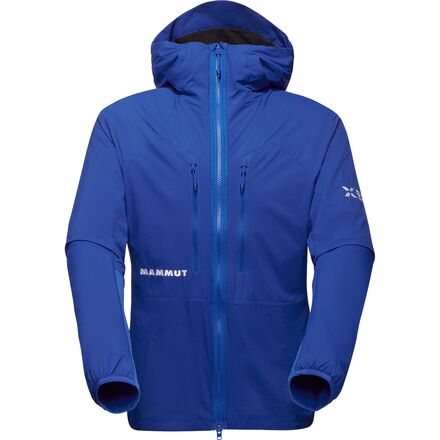 Jacket - (取寄) マムート メンズ アイガー ノードワント イン フレックス エアー フーデット ジャケット - メンズ Mammut men Eiger Nordwand IN Flex Air Hooded Jacket - Men's Eiger Blue