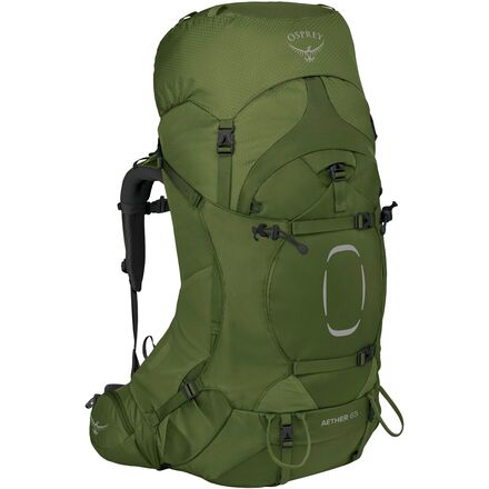 (取寄) オスプレーパック エーテル 65L エクステンデット フィット パック Osprey Packs Aether 65L Extended Fit Pack Garlic Mustard Green