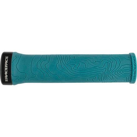 Grip - (取寄) レースフェイス ハーフ ネルソン ロック-オン グリップ Race Face Half Nelson Lock-On Grip Turquoise