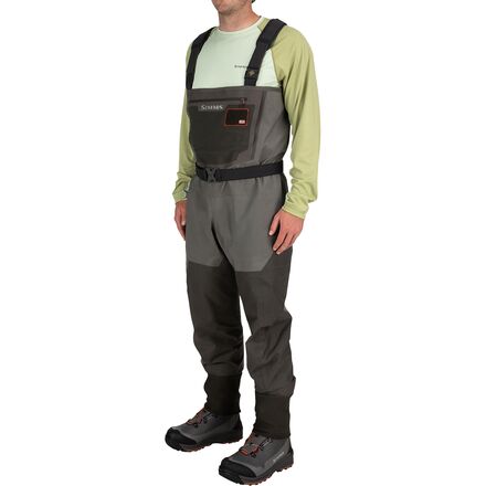 (取寄) シムス メンズ ジースリー ガイド ストッキングフット ウェーダー - メンズ Simms men G3 Guide Stockingfoot Wader - Men 039 s Gunmetal