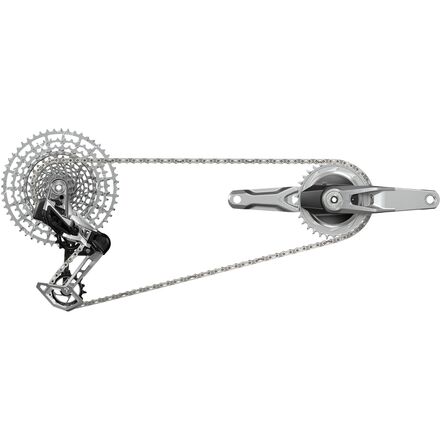 (取寄) スラム Ltd 1987 T-タイプ イーグル トランスミッション AXS グループセット SRAM LTD 1987 T-Type Eagle Transmission AXS Groupset Silver