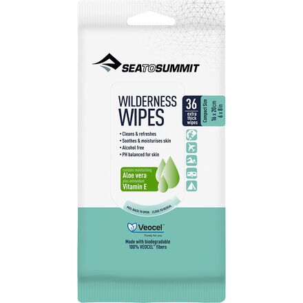 (取寄) シートゥサミット ワイルダーネス ワイプス - 36-パック Sea To Summit Wilderness Wipes - 36-Pack