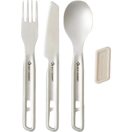 (取寄) シートゥサミット デツアー ステインレス スティール カトラリー 3-ピース セット - 1 パーソン Sea To Summit Detour Stainless Steel Cutlery 3-Piece Set - 1 Person