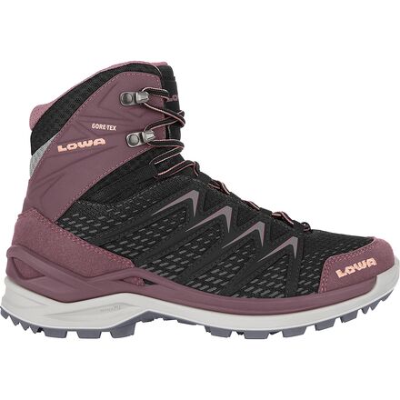 ROVER - (取寄) ローバー レディース イノックス Gtx ミッド ハイキング ブーツ - ウィメンズ Lowa women Innox GTX Mid Hiking Boot - Women's Black_Brown Rose