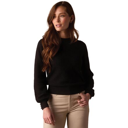 Rakuten - (取寄) ノーマルブランド レディース オリヴィア ポインテール クルー セーター - ウィメンズ The Normal Brand women Olivia Pointelle Crew Sweater - Women's Black