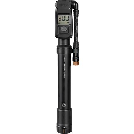 Other - (取寄) トピーク マウンテン 2ステージ デジタル 2イン1 タイアー + ショック ミニ ポンプ Topeak Mountain 2Stage Digital 2-IN-1 Tire + Shock Mini Pump Black