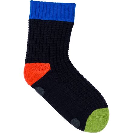 (取寄) ヴァーループ スポット ニット ハウス ソック Verloop Spot Knit House Sock Black