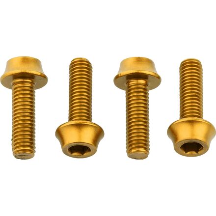 (取寄) ウルフトゥースコンポーネンツ ウォーター ボトル ケージ ボルツ Wolf Tooth Components Water Bottle Cage Bolts Gold(4.0)
