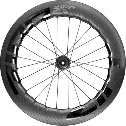 Rakuten - (取寄) ジップ 858 NSW カーボン ディスク ブレーキ ホイール - チューブレス Zipp 858 NSW Carbon Disc Brake Wheel - Tubeless Black, Front