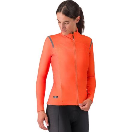 Bicycles - (取寄) カステリ レディース トゥット ナノ ロース ジャージ - ウィメンズ Castelli women Tutto Nano RoS Jersey - Women's Red Orange