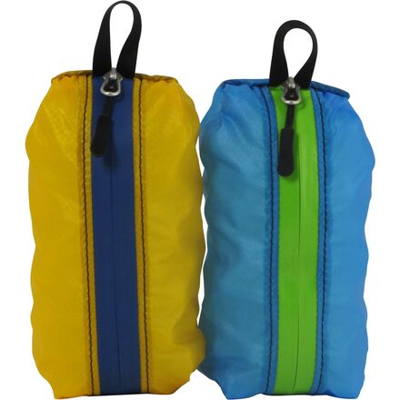 (取寄) グラナイトギア エアー ジップディティー スタッフサック - 2 パック Granite Gear Air Zippditty Stuffsack - 2 Pack Yellow_Blue &amp; Blue_Green