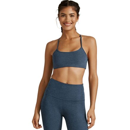 (取寄) ビヨンドヨガ レディース スペースダイ スリム レイサーバック ブラ - ウィメンズ Beyond Yoga women Spacedye Slim Racerback Bra - Women's Nocturnal Navy