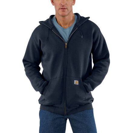 Rakuten - (取寄) カーハート メンズ ミッドウエイト フル-ジップ フーデット スウェットシャツ - メンズ Carhartt men Midweight Full-Zip Hooded Sweatshirt - Men's New Navy
