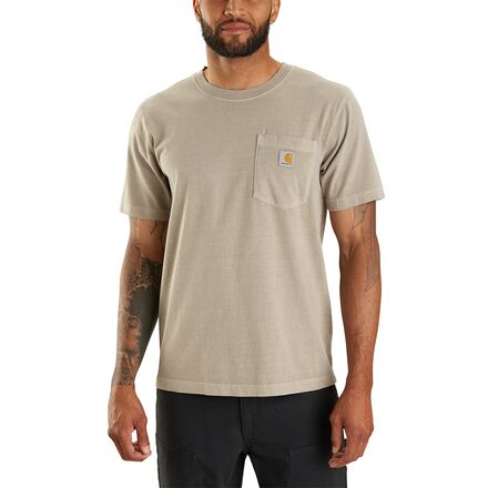 Rakuten - (取寄) カーハート メンズ リラックスド-フィット フィット Lw ダイ ポケット T-シャツ - メンズ Carhartt men Relaxed Fit LW Garment Dyed Pocket T-Shirt - Men's Greige