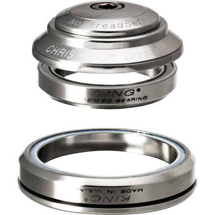 (取寄) クリスキング ドロップセット 3 ヘッドセット Chris King DropSet 3 Headset Silver