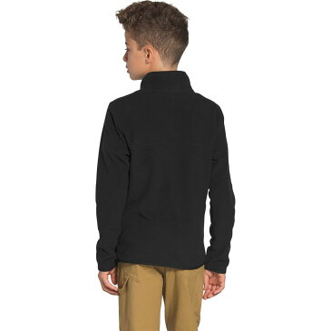 (取寄)ノースフェイス グレイシャー 1/4スナップ フリース ジャケット - ボーイズ The North Face Glacier 1/4-Snap Fleece Jacket - Boys' TNF Black