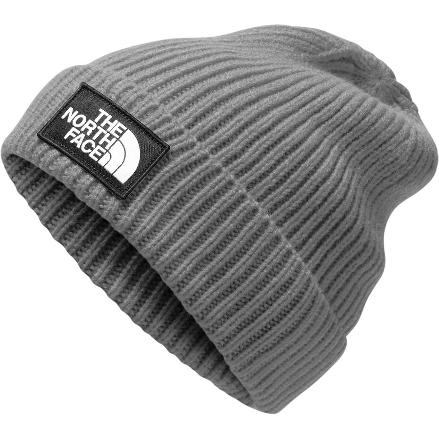 (取寄)ノースフェイス メンズ ロゴ ボックス カフド ビーニー The North Face Men's Logo Box Cuffed Beanie TNF Medium Grey Heather