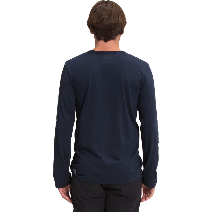 (取寄)ノースフェイス ヒマラヤ ボトル ソース ロングスリーブ Tシャツ - メンズ The North Face Himalayan Bottle Source Long-Sleeve T-Shirt - Men's Aviator Navy